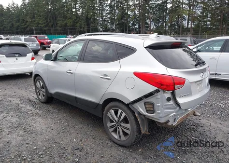 2014 Hyundai Tucson Limited z USA, uszkodzony, nr VIN KM8JUCAG4EU847458